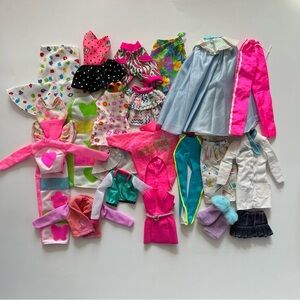 Vintage 90s Barbie doll clothes lot (over 20 pieces)